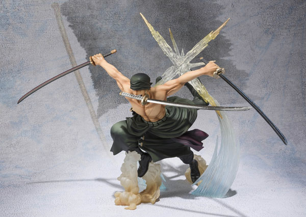 海贼王 one piece 罗罗诺亚·索隆 battle ver 炼狱鬼斩 bandai