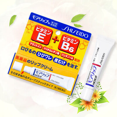 shiseido medicated e b6 molip lip balm treatment cream 8g