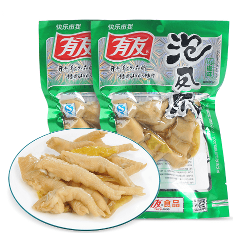 四川风味 有友泡椒凤爪80g