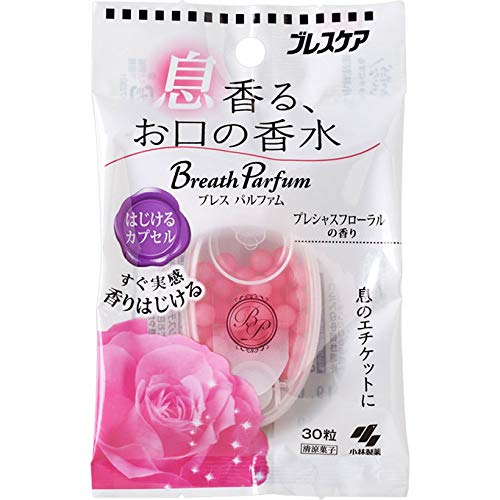 小林制藥breath Care 爆珠清新口氣咀嚼丸口香糖花香味30粒 日本代購直送 Hommi