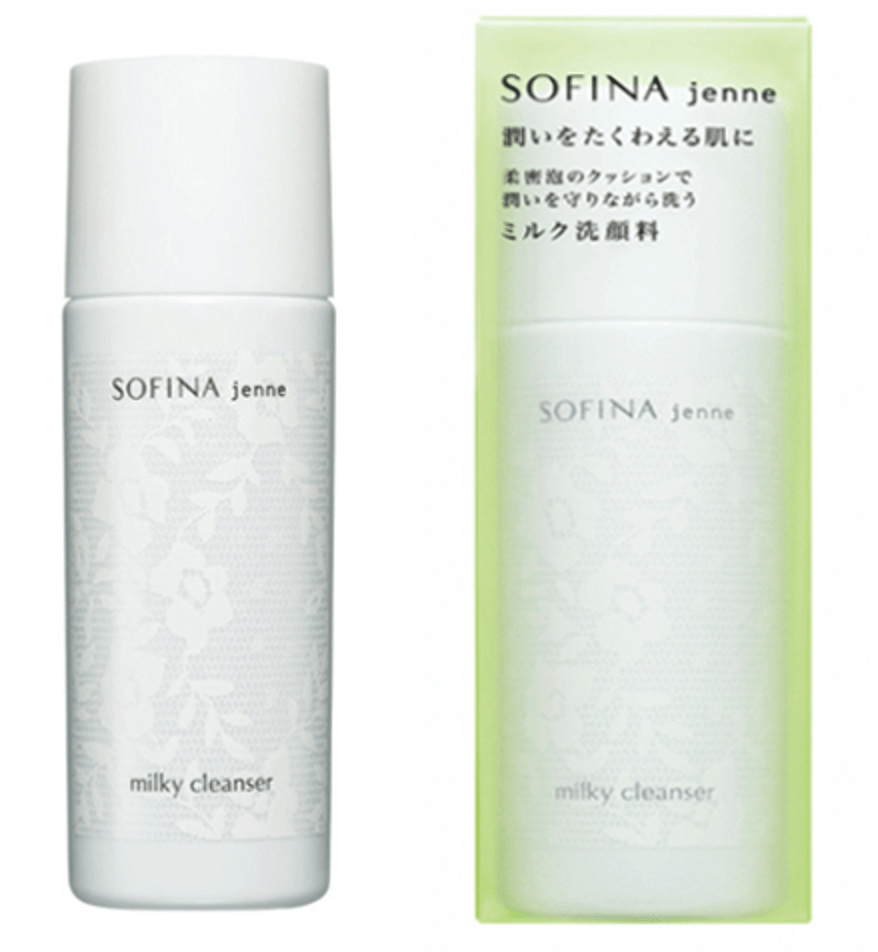 Sofina苏菲娜白蕾丝jenne透美颜牛奶嫩肤洗面奶100ml 日本代购直邮 Hommi