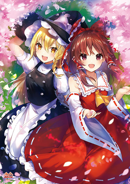 Touhou Project Hakurei Reimu And Kirisame Marisa Movic Mini Clear Poster Japan Online Shopping Hommi