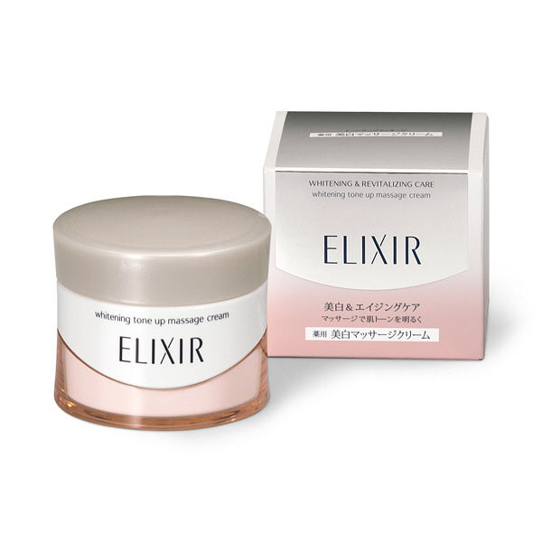 ELIXIR ホワイトニング・スムージングクリーム SHISEIDO ELIXIR White Tone Up Massage 100g - Japan Online Shopping