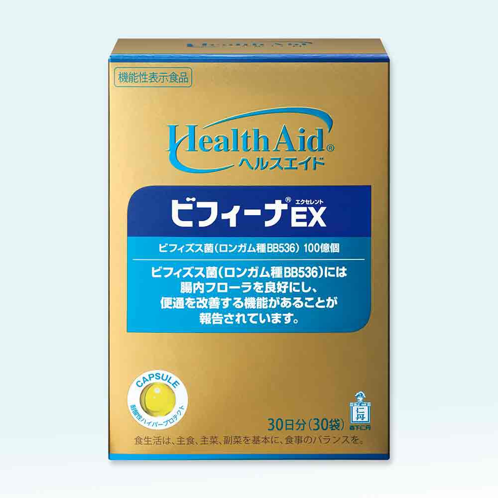森下仁丹HealthAid Bifina EX加强版双歧杆菌益生菌补充剂30日分/60日分