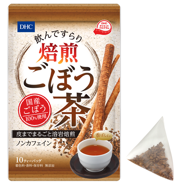 Dhc 焙煎牛蒡茶降血脂美容健康茶1 5g 10包 香港 日本代購直送 Hommi