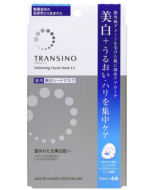 Transino淡斑提亮肌肤美白面膜ml 4枚 美国 日本代购直邮 Hommi