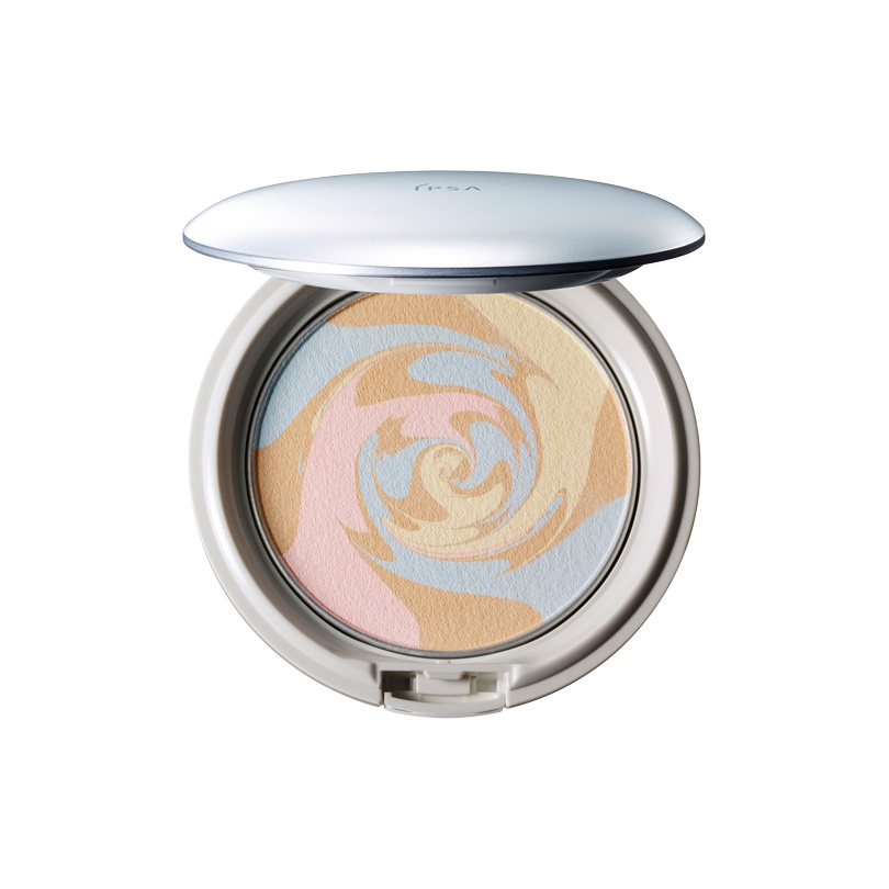 Ipsa Pure Control Face Powder Case And Brush Set Spf10 Pa Light Beige Germany Japan Online Shopping Hommi
