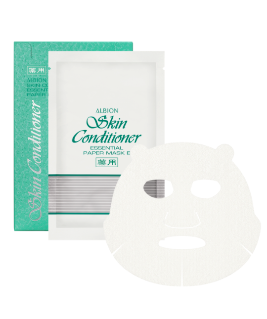 ALBION SKIN CONDITIONER ESSENTIAL PAPER MASK E 8 pieces-Japan