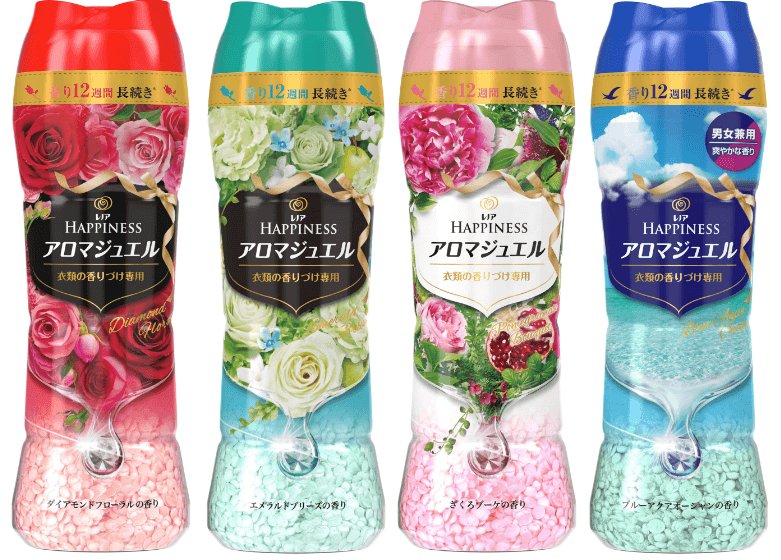 P&G Lenor Happiness Aroma Jewel Laundry Fragrance 520mldescription