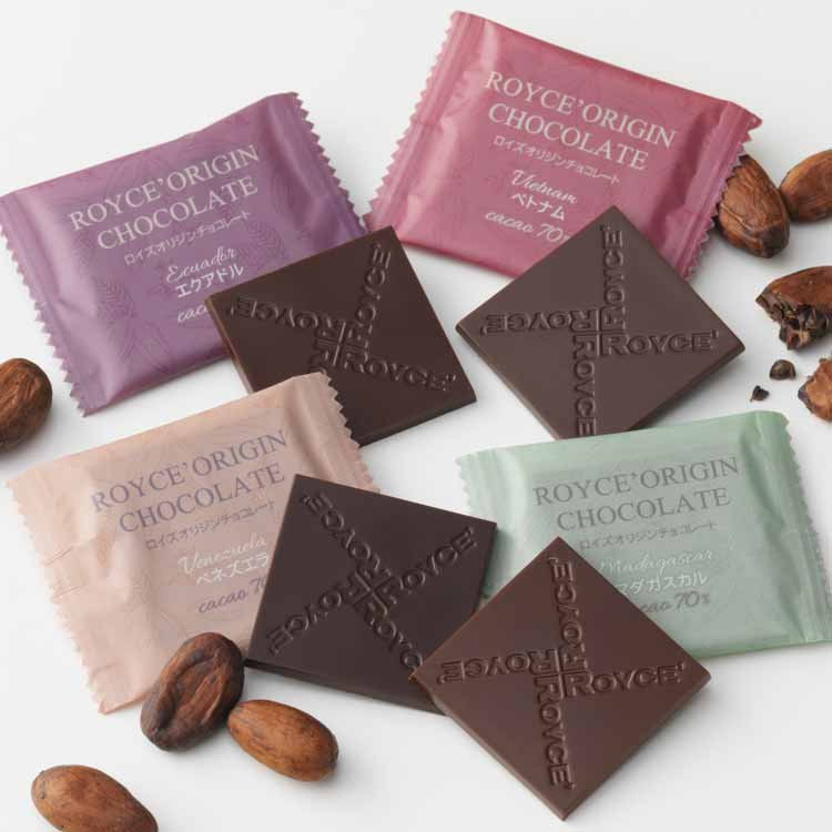ROYCE 四種可可豆巧克力 20枚商品描述