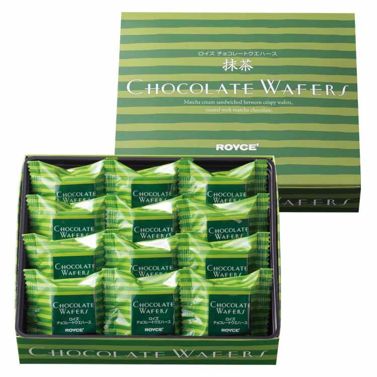 ROYCE Matcha Chocolate waffles 12pcsJapan Online Shopping Hommi