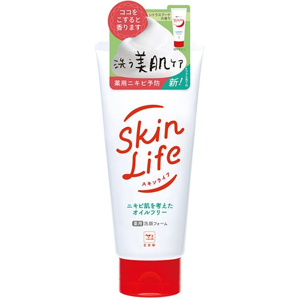 COW 牛乳石碱 SkinLife 痘痘护理洁面膏 130g商品描述