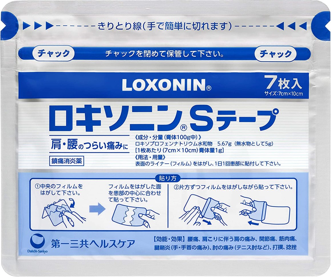 Daiichisankyo Loxonin S Tapedescription