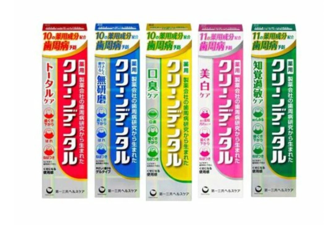 Daiichi Sankyo Clean Dental Medicated Toothpaste 100g Description
