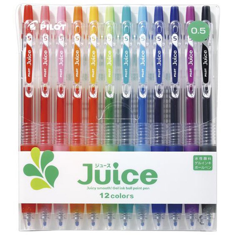 Juice 12 color gel ink set - Japan Online Shopping - Hommi