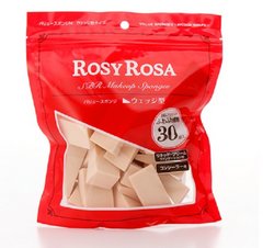 ROSY ROSA菱形／房子形化妆海绵/粉扑 吸水性强 30枚缩略图
