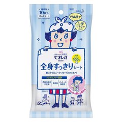 Biore 碧柔 u 便携式深层清洁湿巾 全身可用 10枚入缩略图