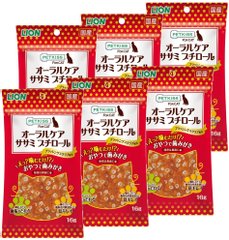 LION PETKISS狮王猫猫口腔护理洁齿零食鸡胸肉卷 16g*6袋缩略图