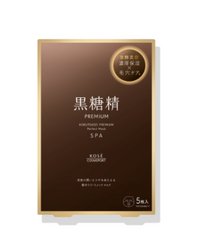 KOSE 高丝 黑糖精 PREMIUM 至臻高保湿面膜 5枚入缩略图