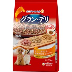 尤妮佳 unicharm 全犬期雞肉牛肉綠黃蔬菜芝士配方 半軟狗糧 750g縮略圖