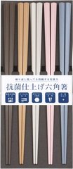 SUNLIFE 抗菌多彩PBT六角筷子 5组入缩略图