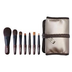 白凤堂 Hakuhodo 黑檀便携迷你化妆刷套装带刷包 7件套缩略图