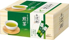 辻利 速溶 宇治抹茶味煎茶 宇治抹茶玄米茶 速溶烘焙茶 袋装 100P缩略图
