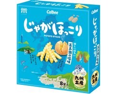 卡乐比 Calbee 九州土特产 马铃薯薯条 酥软 五岛海盐风味 零食  九州伴手礼18g×8袋缩略图