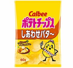日本Calbee卡乐比薯片 蜂蜜黄油味/原味/法式沙拉味/海苔淡盐味缩略图