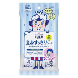 Biore 碧柔 u 便携式深层清洁湿巾 全身可用 10枚入