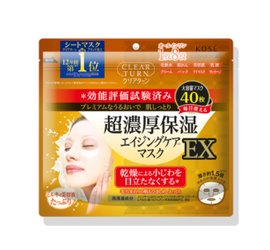 KOSE 高絲 CLEAR TURN 超濃厚保濕年齡肌護理面膜EX 40枚入