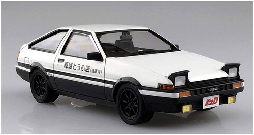 Toyota 1 24 头文字d No 5 藤原拓海ae86 Trueno 第一卷样式青岛社aoshima 组装式塑料模型 日本代购直邮 Hommi