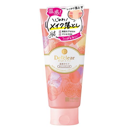 MEISHOKU Detclear Bright & Peel Hot Cleansing Gel Cream 200g