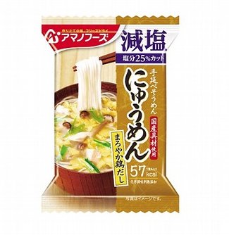 Amano Foods 减盐鸡肉蛋花水菜高汤素面14 5g 4 意大利 日本代购直邮 Hommi