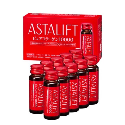 富士 ASTALIFT 艾诗缇 胶原抗老 精纯鱼胶原 美肌口服液 30mL×10本-加拿大-日本代购直邮 - Hommi