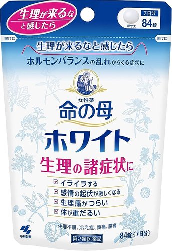 小林制药 命之母 白色 改善生理期综合症状 缓解生理期疼痛 经痛 月经不调 84粒 180粒 360粒-加拿大-日本代购直邮 - Hommi