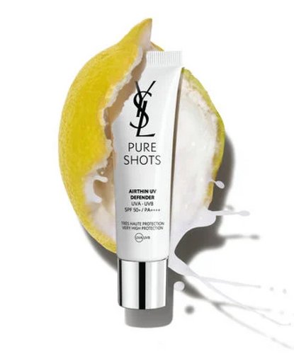 YSL PURE SHOTS AIRTHIN UV DEFENDER 30ml UV50+PA++++-France - Japan