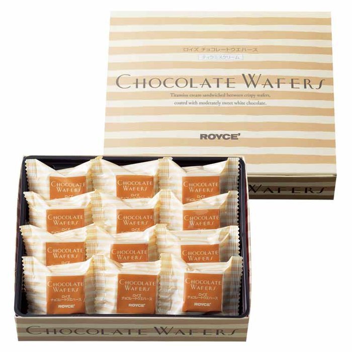 Hokkaido ROYCE Chocolate Wafers biscuits 12 piecesJapan Online