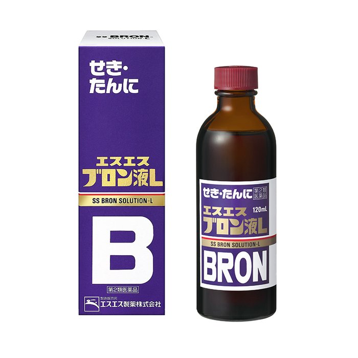 SSP BRON Cough and Phlegm Syrup 120ml - Japan Online Shopping - Hommi