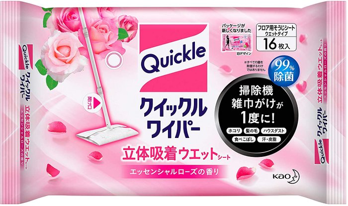花王 KAO Quickle除尘拖把替换湿纸巾湿式拖布 多款选-详情-图片1
