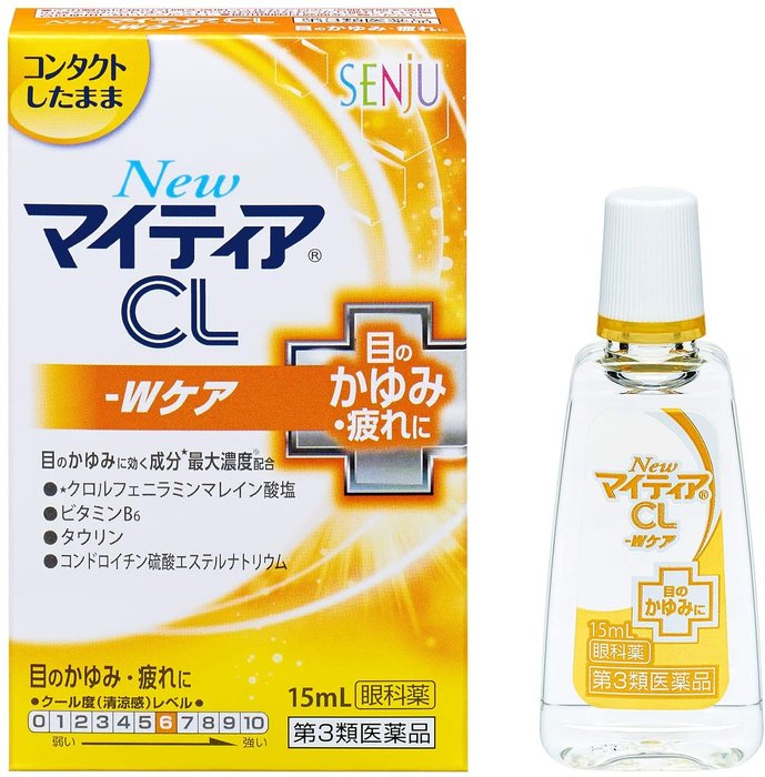 SENJU New Mytear CL Eye drops for soft contact lenses 15mL for Eye