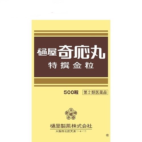 樋屋奇應丸 特選金粒 500粒日本代購直送 Hommi
