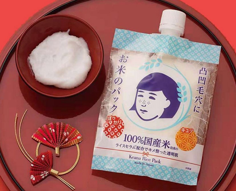 石泽研究所毛孔抚子 毛穴抚子 18年新款大米涂抹面膜170g 日本代购直邮 Hommi