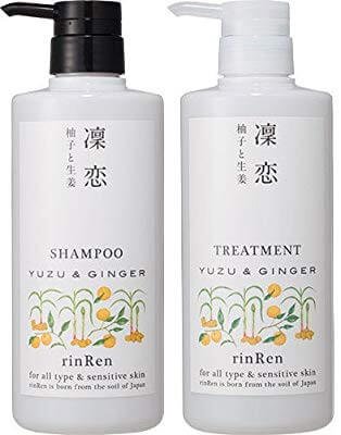 Rinren凛恋天然柚子生姜洗发护理520ml 新加坡 日本代购直邮 Hommi