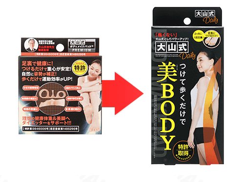 ohyamashiki BODY MAKE PAD Daily-United States-Japan Online