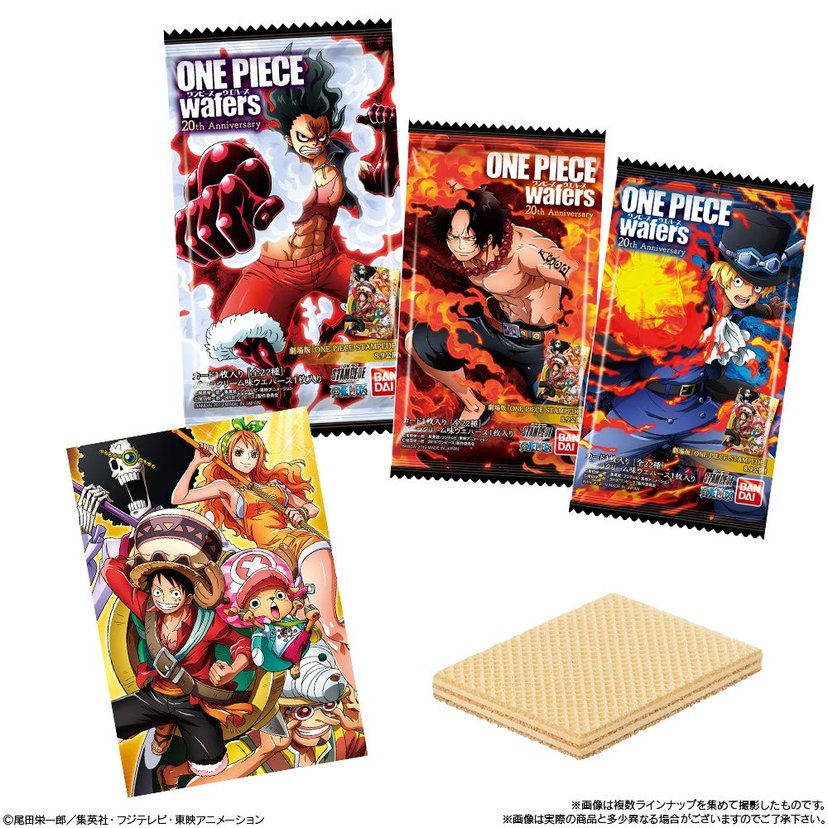 One Piece th Anniversary Card Wafer Bandai Shokugan Pieces Japan Online Shopping Hommi