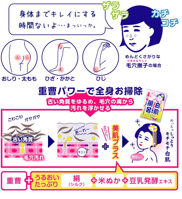 石泽研究所毛孔抚子 毛穴抚子 重曹入浴剂两种款式 美国 日本代购直邮 Hommi
