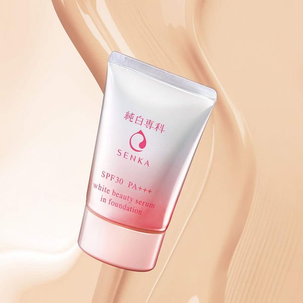 資生堂SENKA 純白專科美容液粉底液SPF30/PA+++ 30g-台灣- 日本代購直送