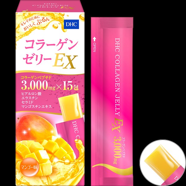 Dhc 胶原蛋白果冻ex 芒果味15g 15包 美国 日本代购直邮 Hommi