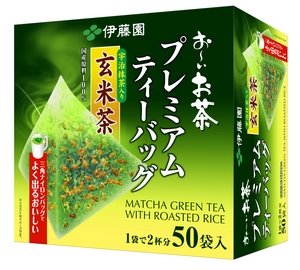 伊藤园抹茶入玄米茶三角茶包50袋-美国-日本代购直邮- Hommi